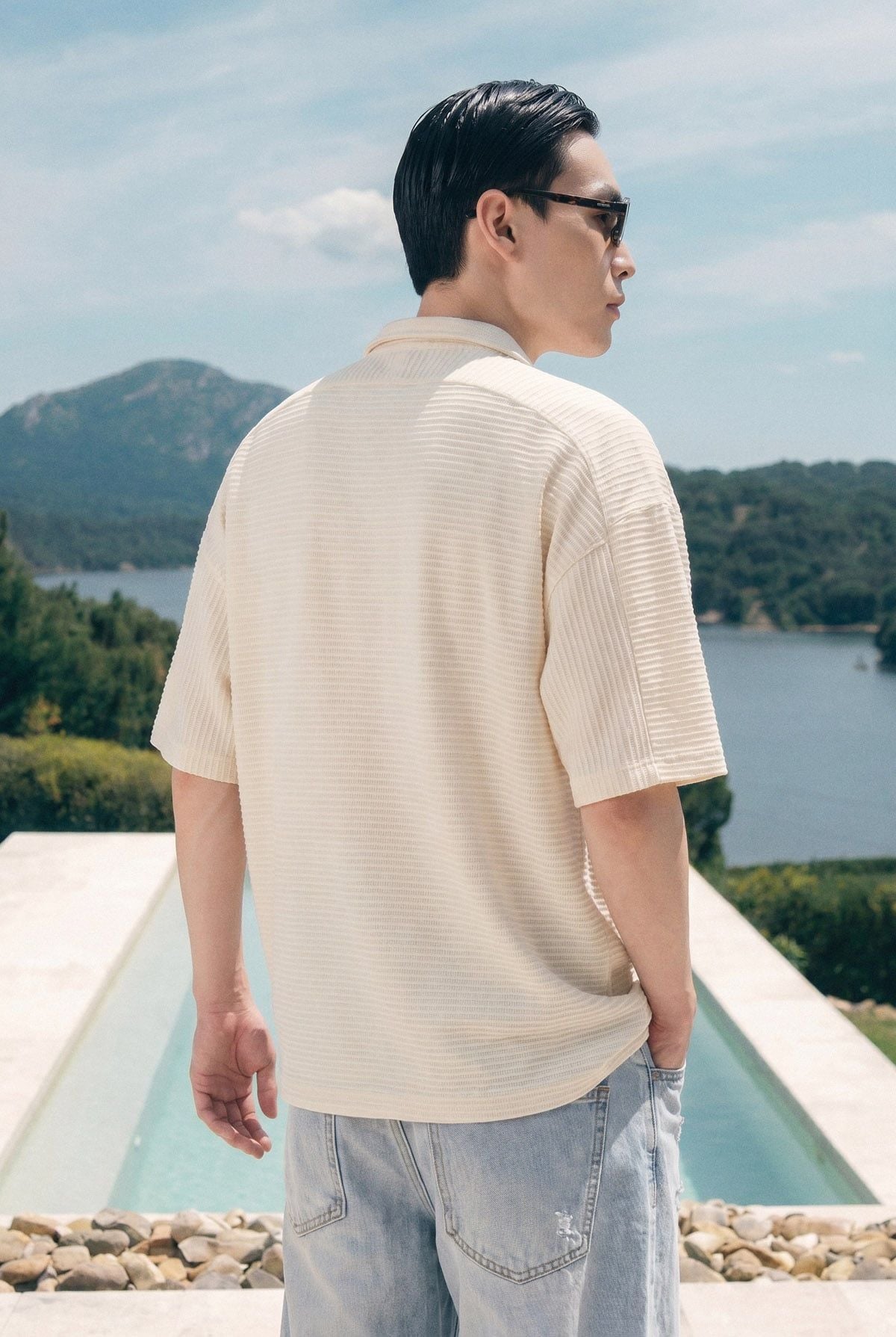  Áo Polo Oversize Trụ Zipper Summer 