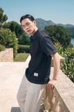 Áo Sơ Mi Cổ Ziper Blue Indigo