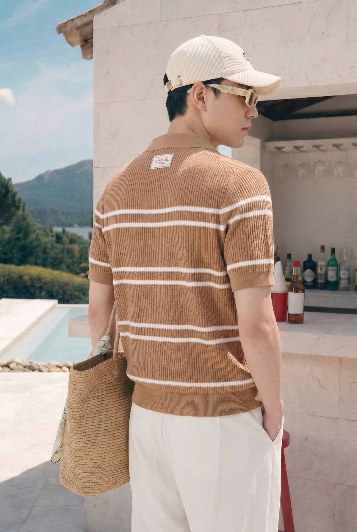 Áo Polo Regular Knit Dualstripes