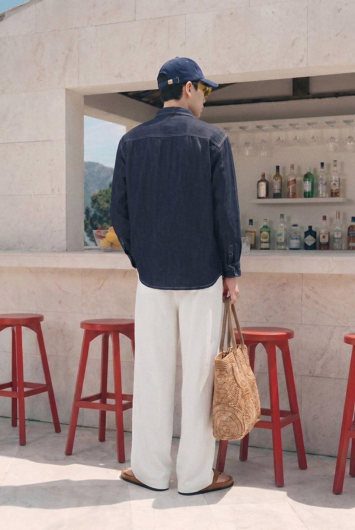 Áo Sơ Mi Denim Wash Relaxed