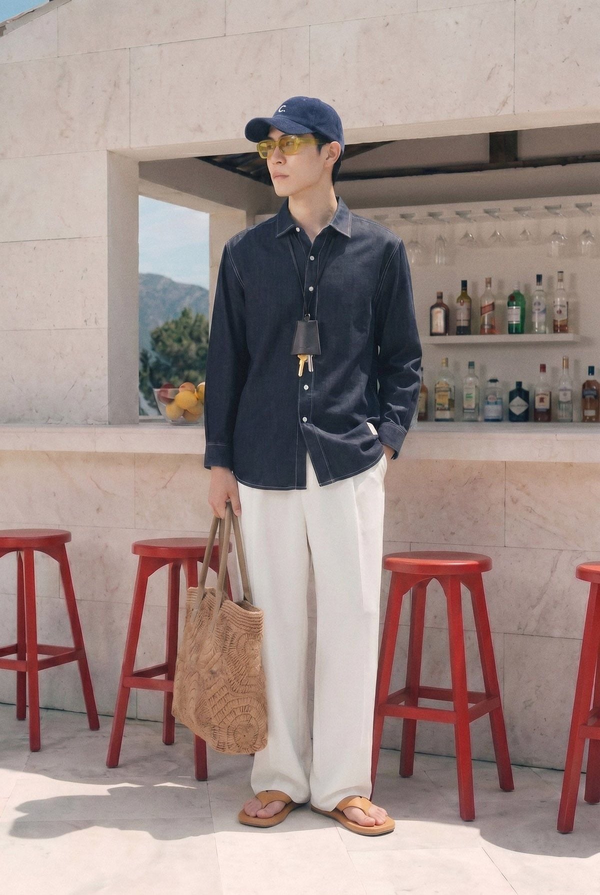 Áo Sơ Mi Denim Wash Relaxed