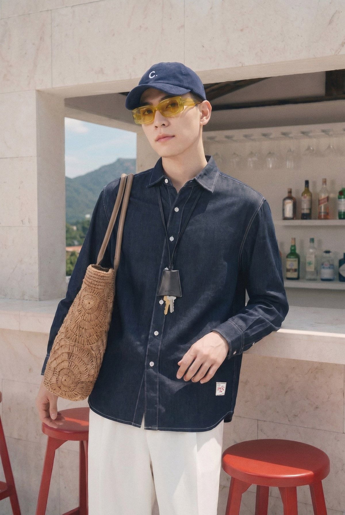 Áo Sơ Mi Denim Wash Relaxed