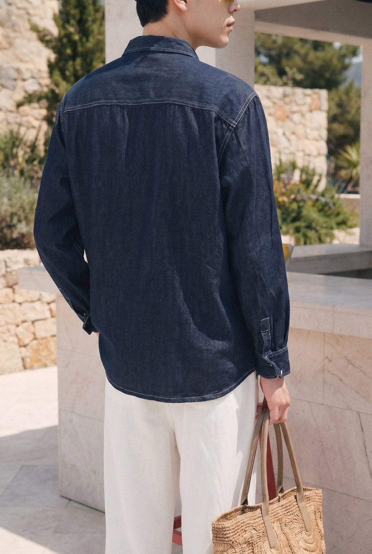 Áo Sơ Mi Denim Wash Relaxed