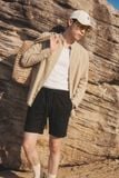 Quần Short Relaxed Khaki String