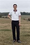 Áo Polo Slimfit Ricewhite Lineneck