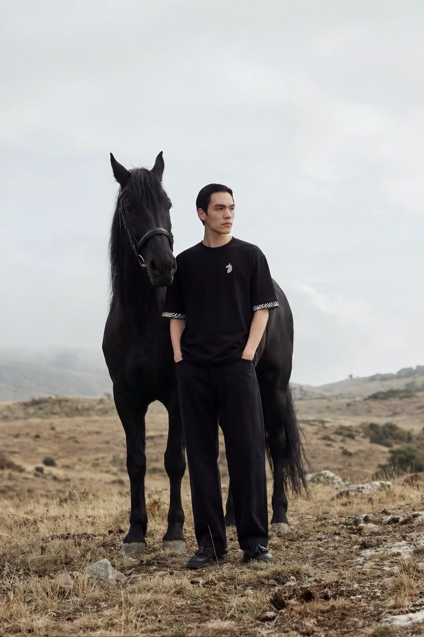  Quần Jean Straight Black V1 