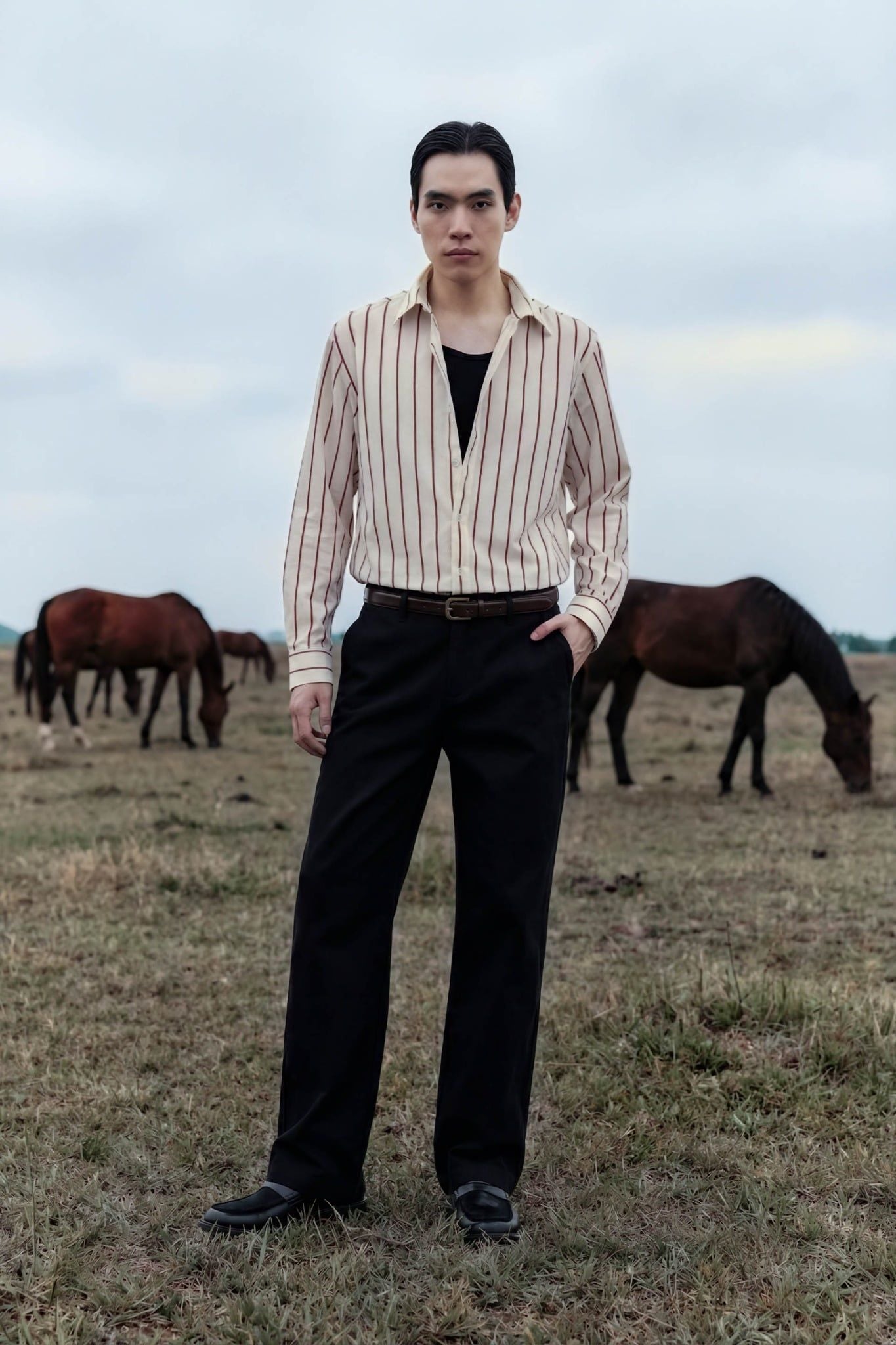 Áo Sơ Mi Relaxed Stripes Camplife 2