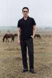 Áo Polo Slimfit Cổ Tim Phối Bo