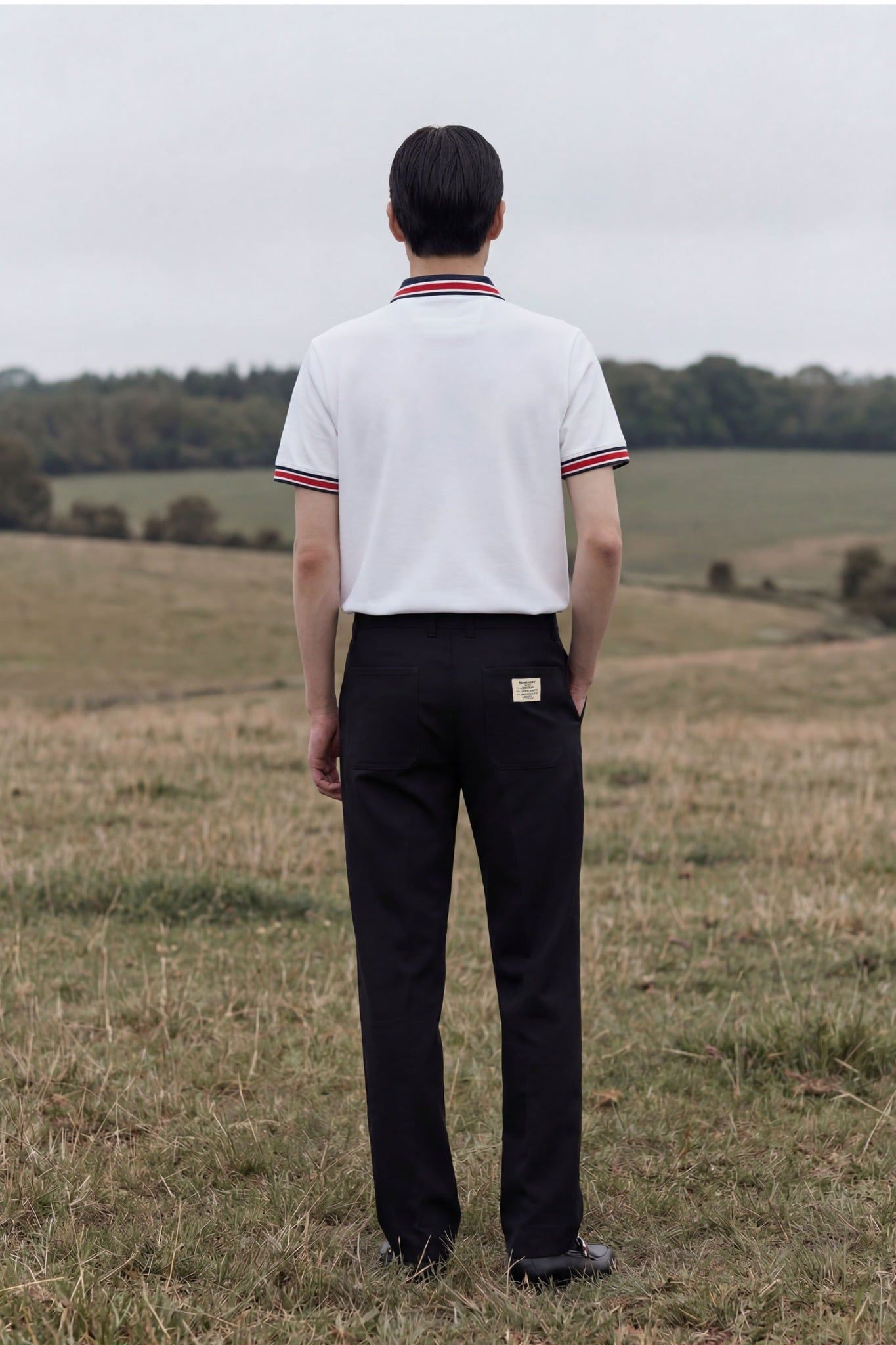 Áo Polo Slimfit Ricewhite Lineneck