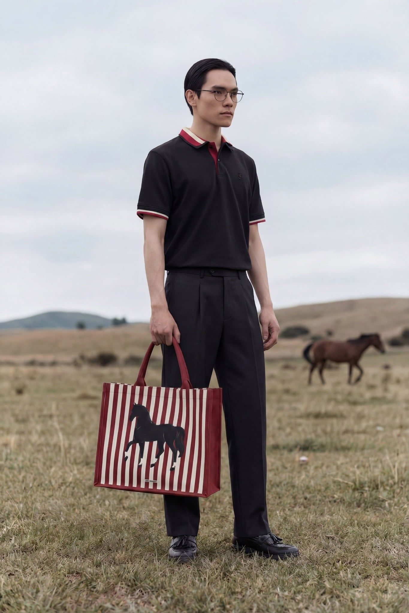 Áo Polo Regular Collar Layers