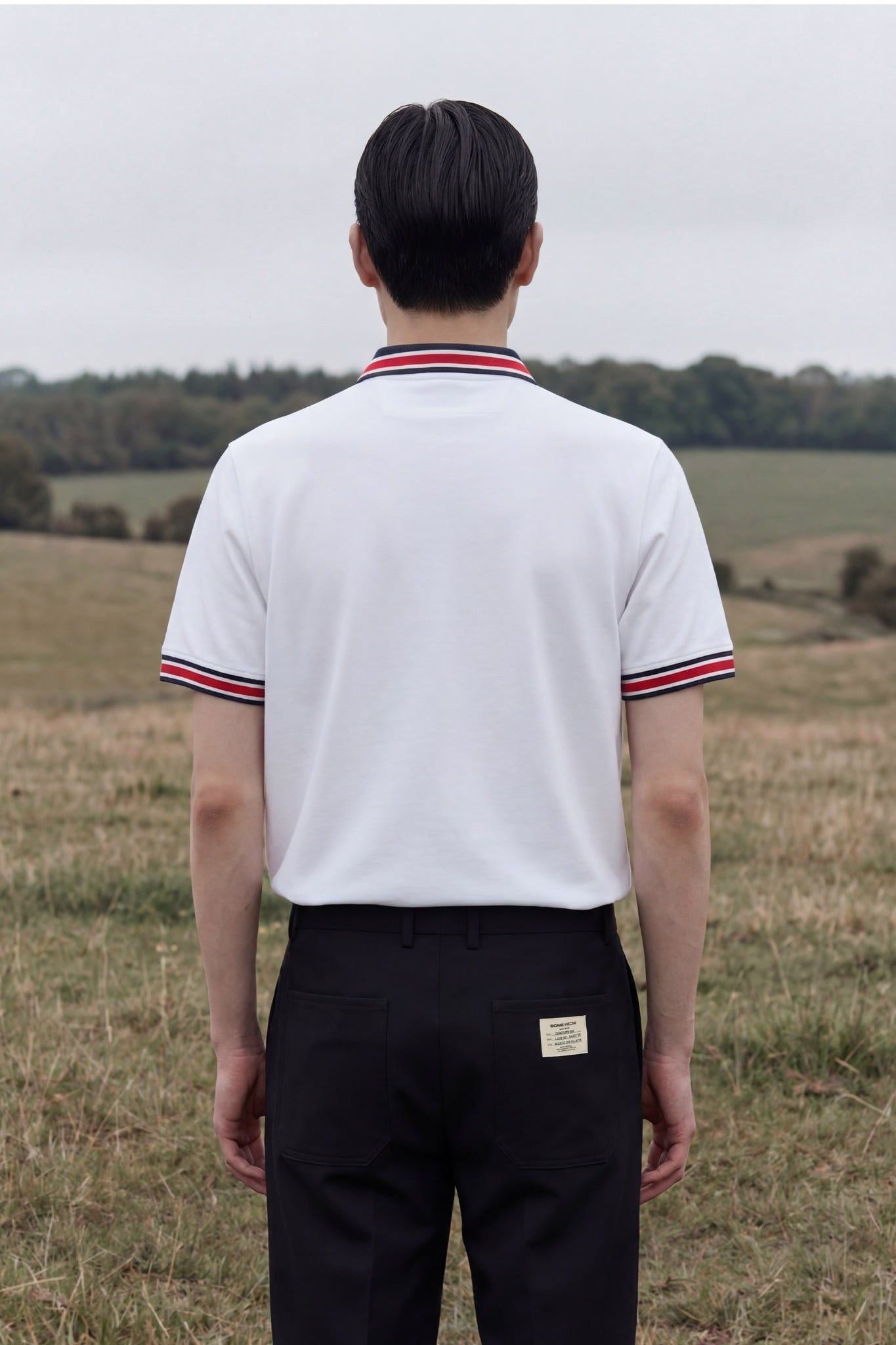 Áo Polo Slimfit Ricewhite Lineneck