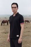 Áo Polo Slimfit Cổ Tim Phối Bo