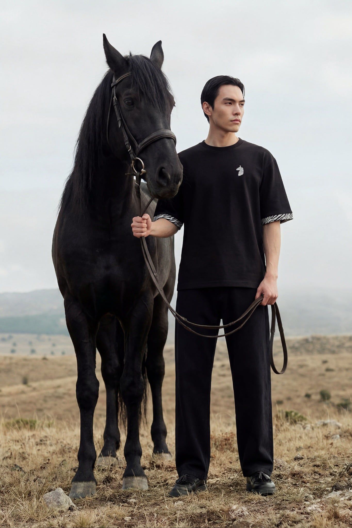  Áo Thun Oversize Zèbre Noir 