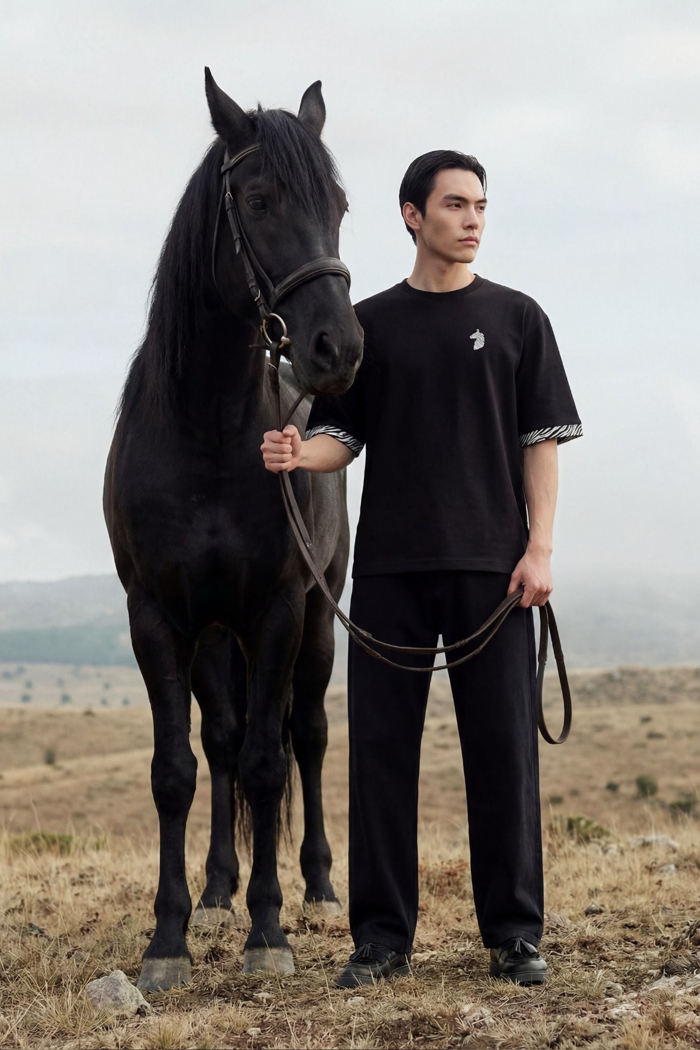  Quần Jean Straight Black V1 