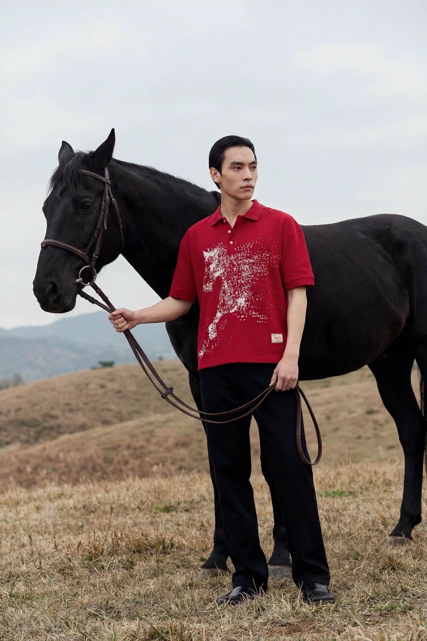  Quần Jean Straight Wedding Black White 