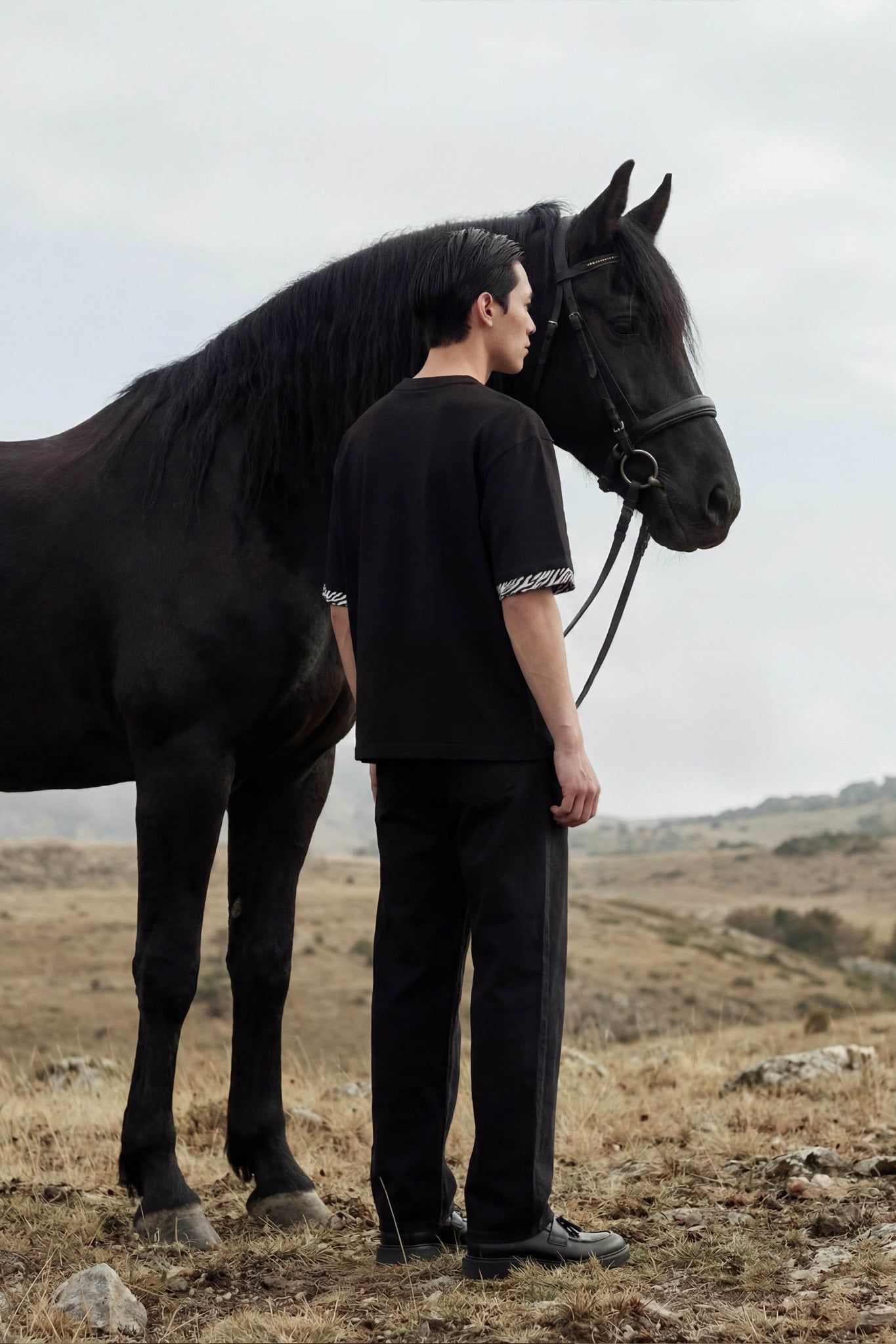 Quần Jean Straight Black V1