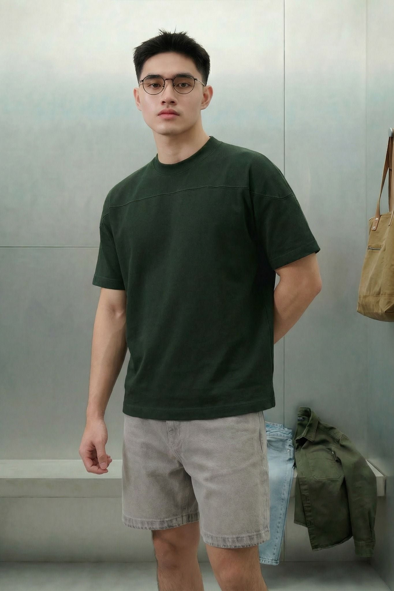 Quần Short Straight Casual Light Dark