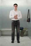 Quần Jean Straight Dailywear Dark Gray V1
