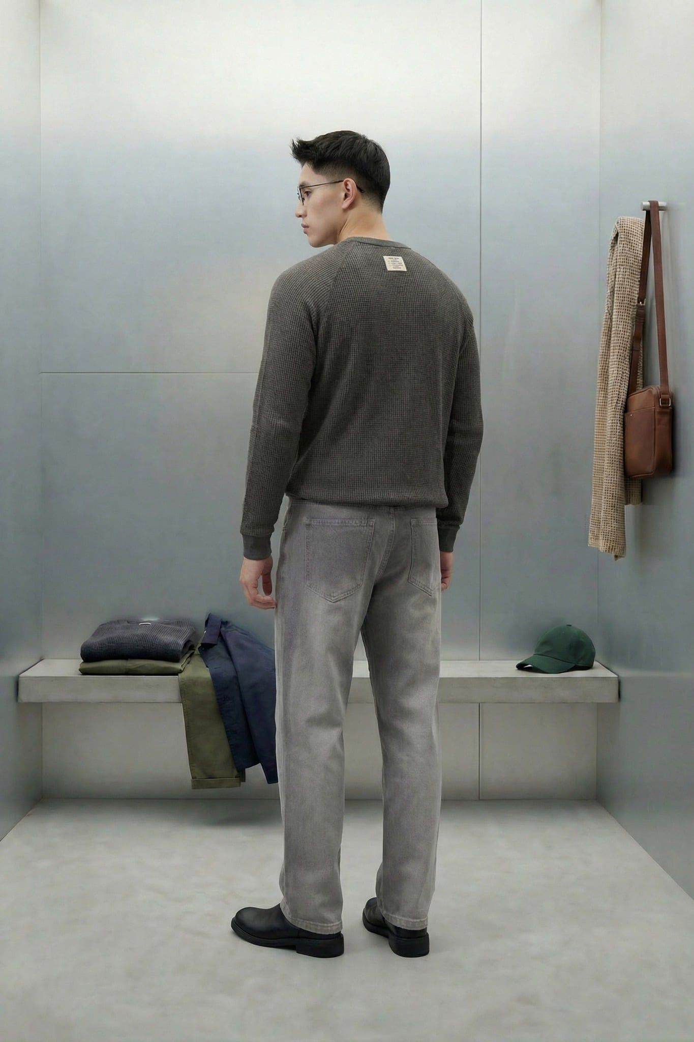 Áo Thun Tay Dài Regular Tổ Ong