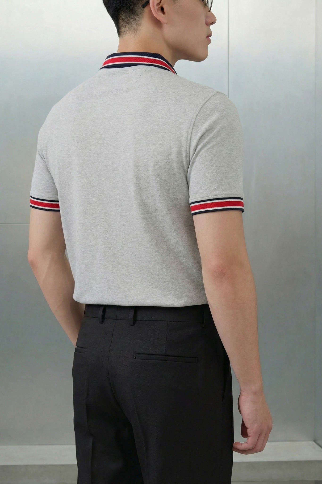 Áo Polo Slimfit The Gray Lineneck