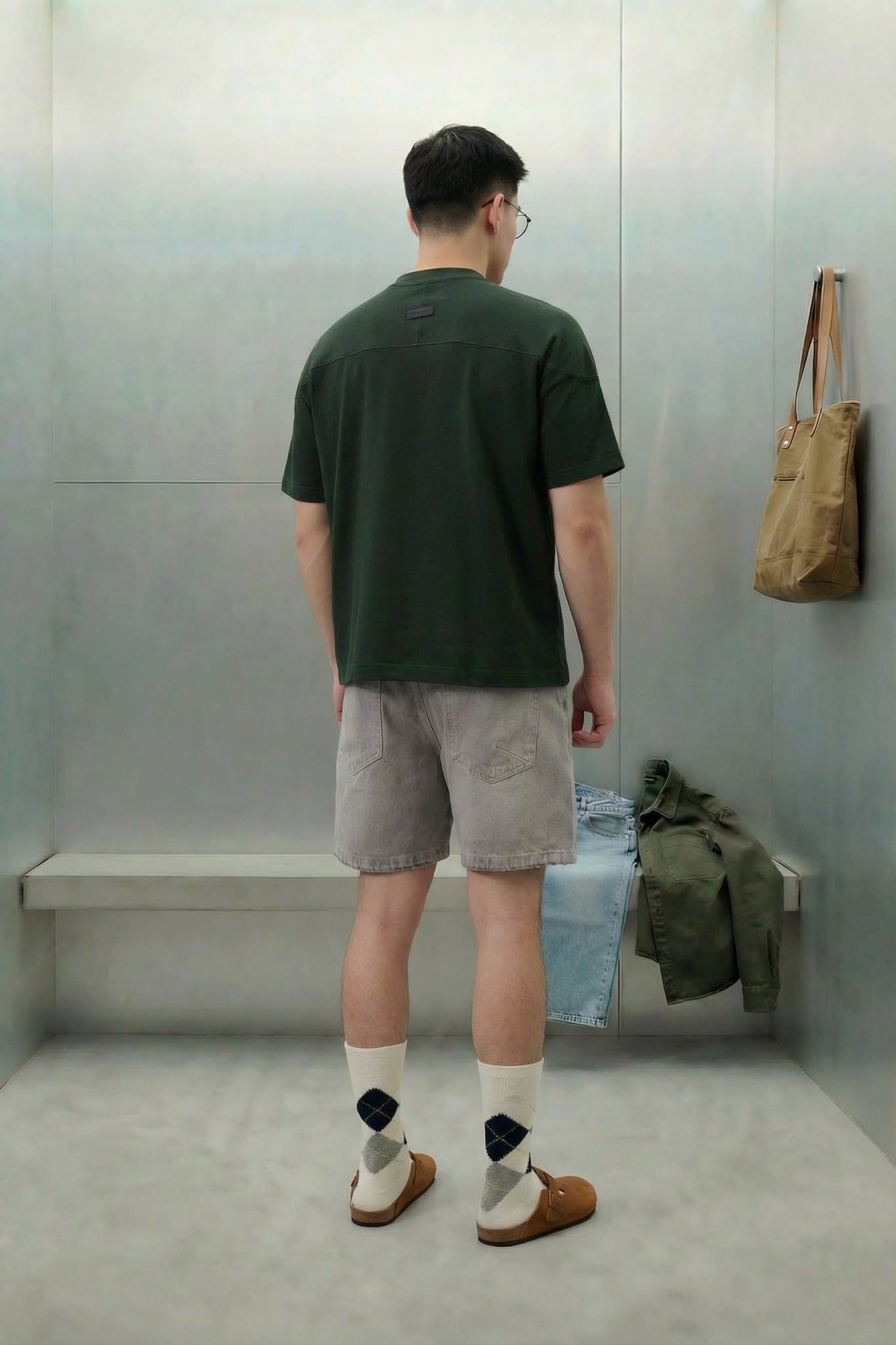Quần Short Straight Casual Light Dark