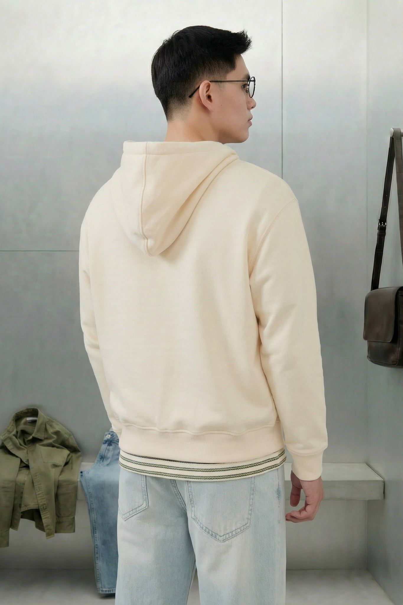 Áo Khoác Hoodie Boxy Zipper Tici