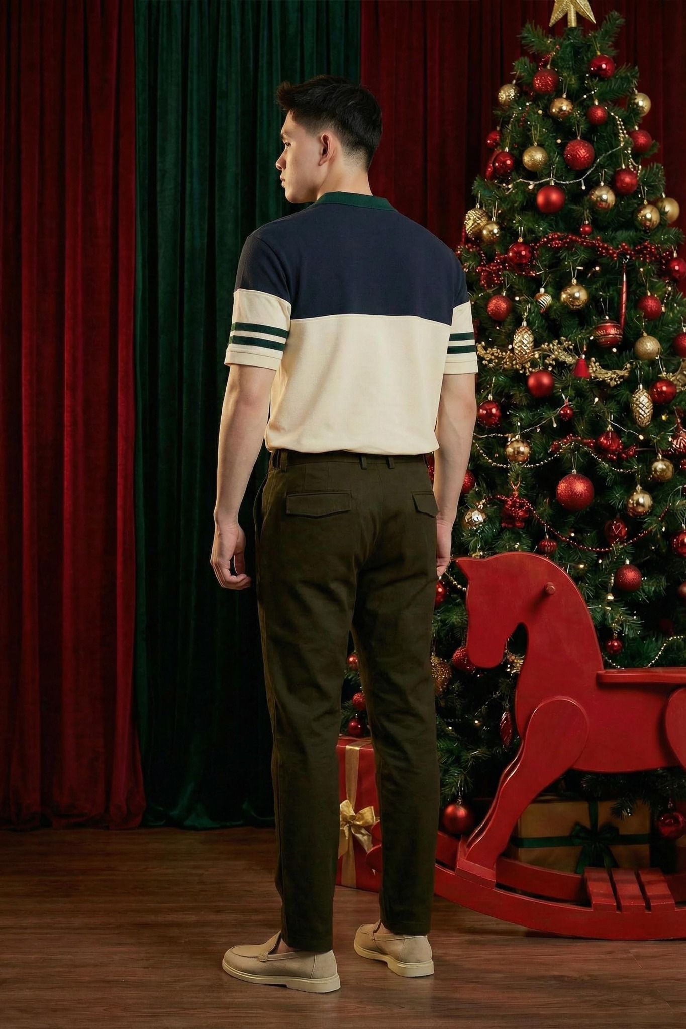 Áo Polo Regular Upper Lower Block