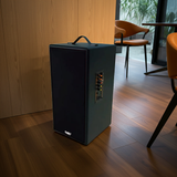 Loa Bluetooth D160PU công suất 160w, bass 20 cm, treble 10 cm, bluetooth 5.0, cổng cắm Micro, cổng rca, khe usb, thiết kế loa thùng gỗ cao 57 cm, rộng 28 cm, sâu 30 cm. Bảo hành 12 tháng