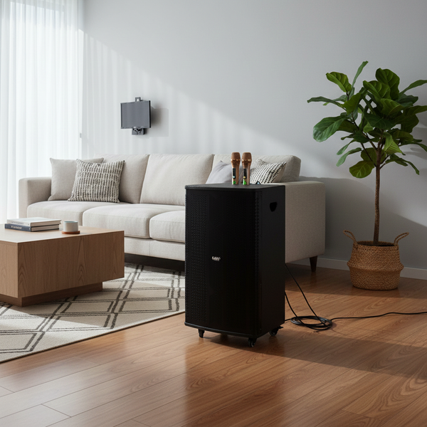 Loa kéo D550 Goldsound (Bass 40 cm, 550w, kèm 2 Micro)