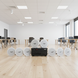 Loa âm trần thông báo phát nhạc nền tự động SA8.0 (amply 384w + 8 loa âm trần 15w), loa được thiết kế riêng cho quán, bật lớn không tạp âm, bảo hành dài hạn 12 tháng