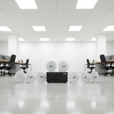 Bộ loa âm trần thông báo phát nhạc nền tự động cao cấp SA8.0_DA (amply 384w + 8 loa âm trần 15w), loa được thiết kế riêng cho quán, bật lớn không tạp âm, bảo hành dài hạn 12 tháng