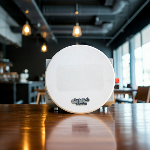 Loa vệ tinh âm trần Goldsound VAT12 TH Gold4cafe (1 loa) - công suất 12w, củ loa toàn dải cả âm Bass &Tress 3 inch, loa được thiết kế đập chậm để phù hợp với style quán dịch vụ, kích thước 12.5x19.5x10.5 cm (C - R - S); chất liệu thùng gỗ 100%.