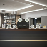 Dàn loa âm trần thông báo, phát nhạc nền tự động: A156PU Goldsound 200w + 6 loa âm trần VAT8, loa được thiết kế riêng cho quán, bật lớn không tạp âm, miễn phí công lắp đặt, bảo hành dài hạn 12 tháng