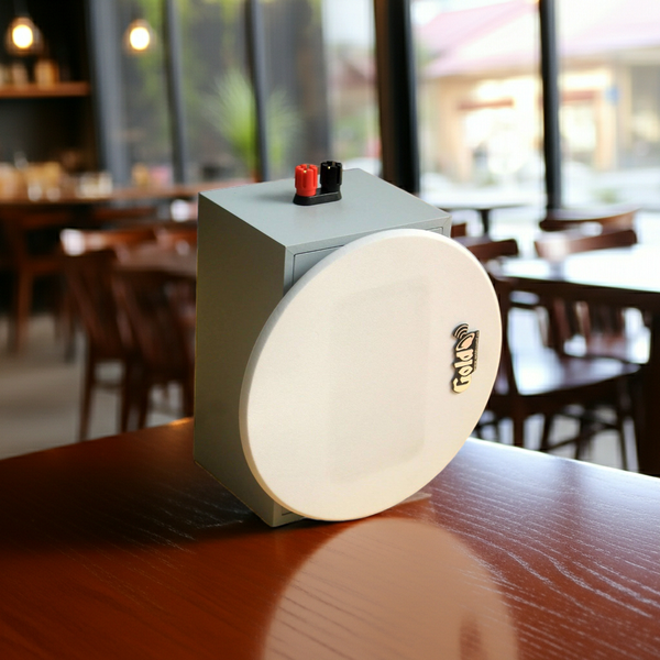 Loa vệ tinh âm trần Goldsound VAT12 TH Gold4cafe (1 loa) - công suất 12w, củ loa toàn dải cả âm Bass &Tress 3 inch, loa được thiết kế đập chậm để phù hợp với style quán dịch vụ, kích thước 12.5x19.5x10.5 cm (C - R - S); chất liệu thùng gỗ 100%.