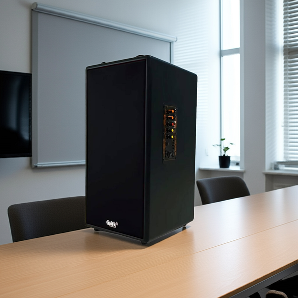 Loa trường học D165PU-PI  + 1 micro dây: pin 4-6h, công suất 165w, bass 20 cm, treble 10 cm, bluetooth 5.0, cổng cắm Micro, cổng rca, khe usb, thiết kế loa thùng gỗ cao 57 cm, rộng 28 cm, sâu 30 cm. Bảo hành 12 tháng