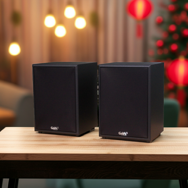 DÀN KARAOKE GOLD120A: (AMPLY 900W + 2 V120 120W + bộ micro không dây + vang) - Hàng trưng bày đồng giá cuối năm