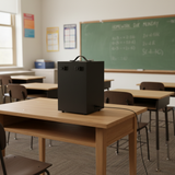 Loa trường học M120 Goldsound: 1 Micro không dây, công suất 120w, bass 20cm, treble 10cm, bluetooth 5.0