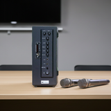 Amply AMT907Mi ( Công suất 900w, tích hợp Micro không dây, đủ kết nối Bluetooth, RCA, AV, USB)