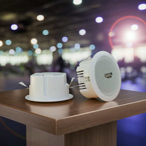 Loa âm trần VAT11 (11w, có gắn biến áp) dùng làm loa thông báo, loa phát nhạc nền trong không gian như siêu thị, nhà hàng, quán cafe, trung tâm thương mại