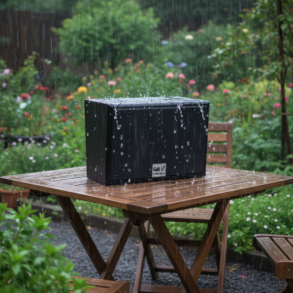 Loa sân vườn Goldsound V130NT_SG-PU (ngoài trời) (1 loa), công suất 130w, thiết kế chống nước, loa bass 20cm, treble 3 inch, kích thước rộng 37 cm, cao 27.5 cm, sâu 27 cm, phủ da cao cấp. Bảo hành 12 tháng