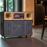 Loa kéo D1800 Goldsound (2 Bass 40cm, 1800w, kèm 2 Micro, pin 6-8H)