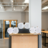 Loa âm trần thông báo, phát nhạc nền tự động: A384-6K Goldsound 6 vùng âm lượng 1200w + 6 loa âm trần Goldsound VAT28, Amply 4 - 6 vùng âm lượng, loa được thiết kế riêng cho quán, bật lớn không tạp âm, miễn phí công lắp đặt, bảo hành dài hạn 5 năm.