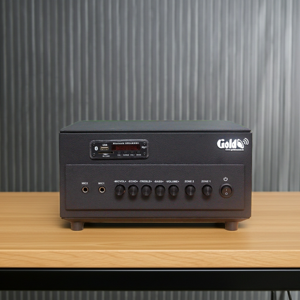 Amply A384PU - 2K - TH 380w, 2 vùng âm lượng, đủ kết nối Bluetooth, RCA, AV, USB