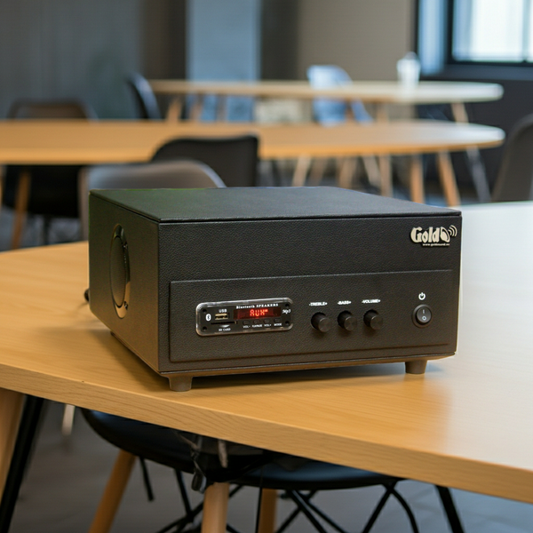 Amply A156PU_TH Goldsound (200w, đủ kết nối Bluetooth, RCA, AV, USB)