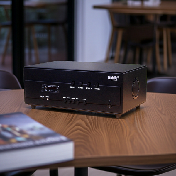 Amply A384PU - TH - 4K: 4 phân vùng đầu ra (800w, đủ kết nối Bluetooth, RCA, AV, USB)