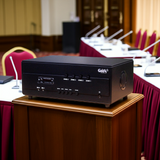 Amply A384PU - SG - 4K: 4 phân vùng đầu ra (800w, đủ kết nối Bluetooth, RCA, AV, USB)