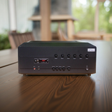 Amply A384 - DA - 6K: 6 phân vùng đầu ra (1200w, đủ kết nối Bluetooth, RCA, AV, USB)