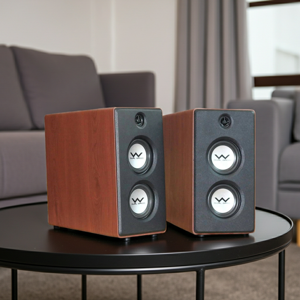 Dàn Hifi âm ly rời Amply W200  loa W60 Hippie style.