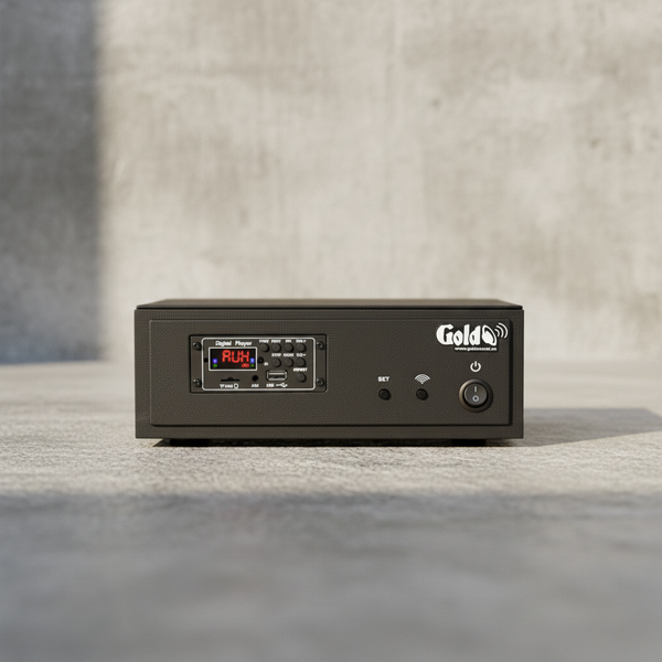 Amply không dây A57-SG Goldsound (Bluetooth, USB, RCA...phát sóng UHF)