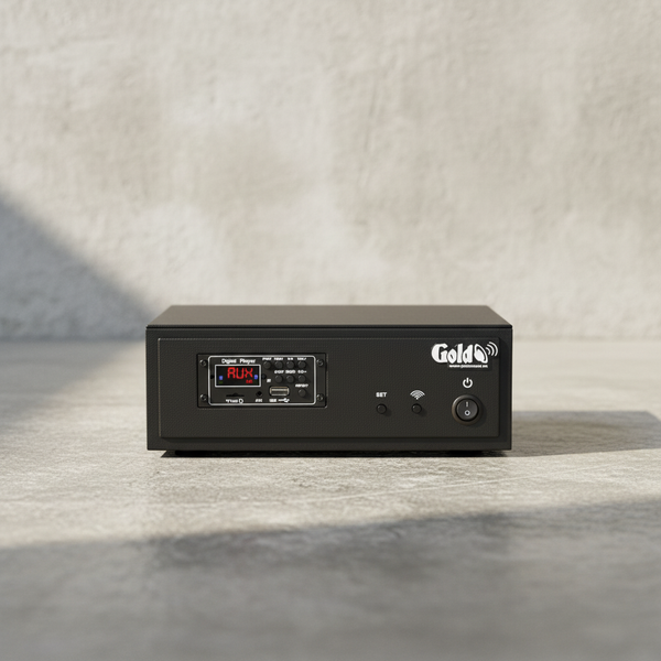 Amply không dây A57-SG Goldsound (Bluetooth, USB, RCA...phát sóng UHF)